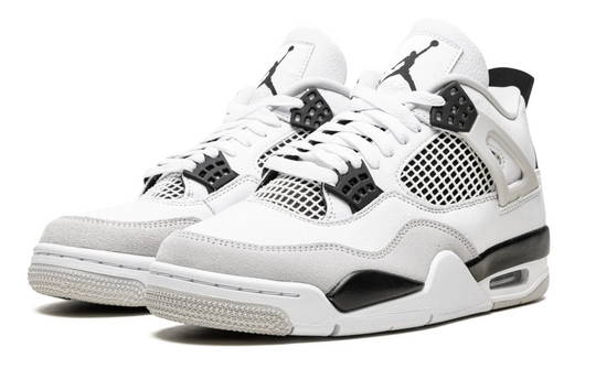 Jordan 4 Military Black color blanco y negro diseño retro OG México