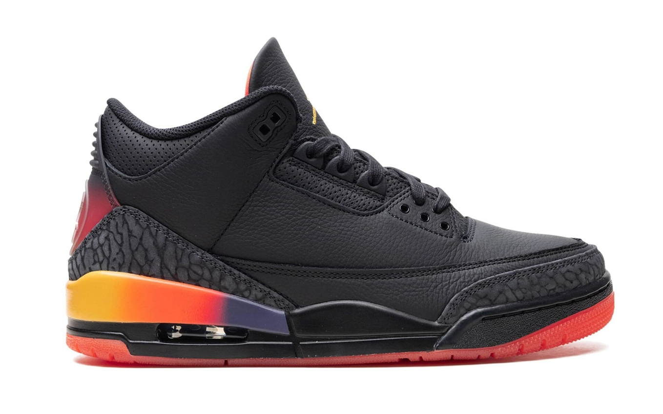 Jordan 3 J Balvin Rio negro naranja edición limitada México