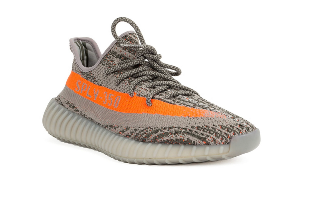 Tenis Adidas Yeezy Boost 350 V2 Beluga México vista lateral.