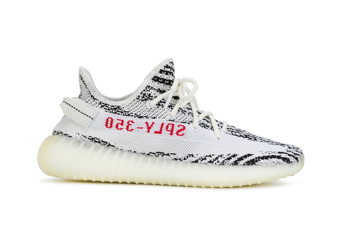 Tenis Adidas Yeezy Boost 350 V2 Zebra México vista lateral.