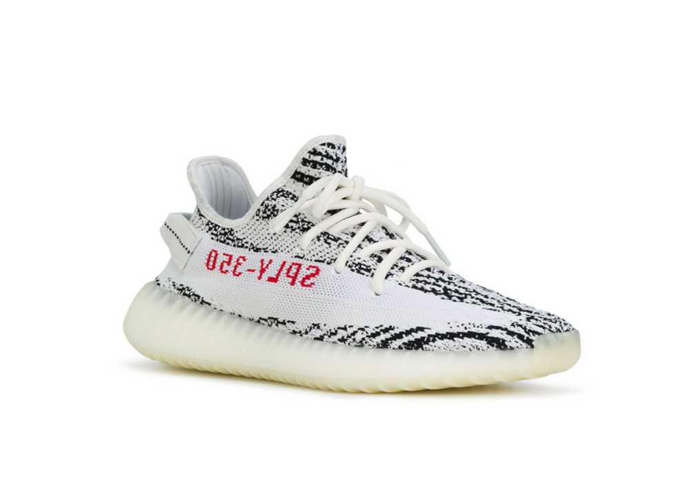 Tenis Adidas Yeezy Boost 350 V2 Zebra México vista lateral.
