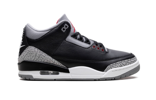 Jordan 3 Black Cement retro clásico OG negro gris México