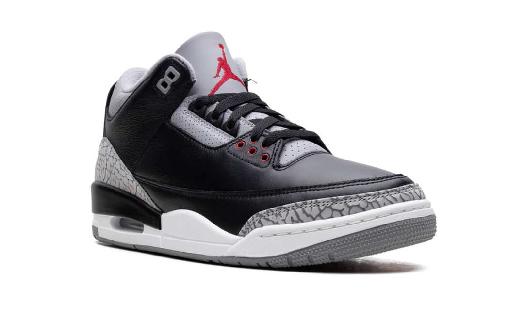 Jordan 3 Black Cement retro clásico OG negro gris México