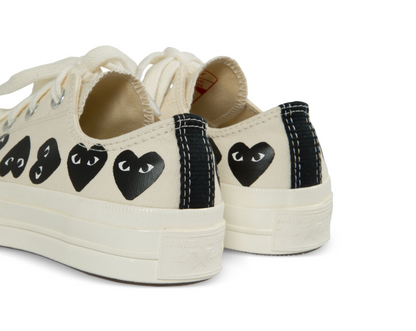 Converse Chuck 70 x CDG - Corazones negro