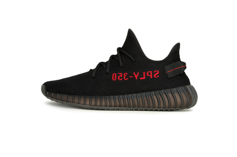 Tenis Adidas Yeezy Boost 350 V2 Core Red México vista lateral.