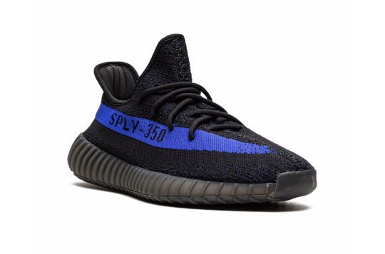 Tenis Adidas Yeezy Boost 350 V2 Dazzling Blue México vista lateral.