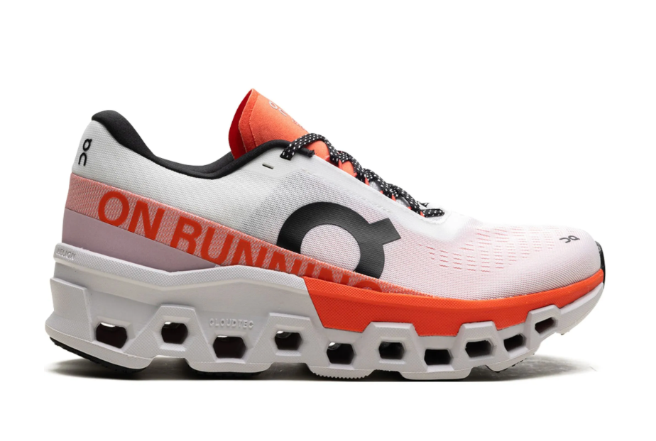 On Running Naranja Mandarina vista lateral