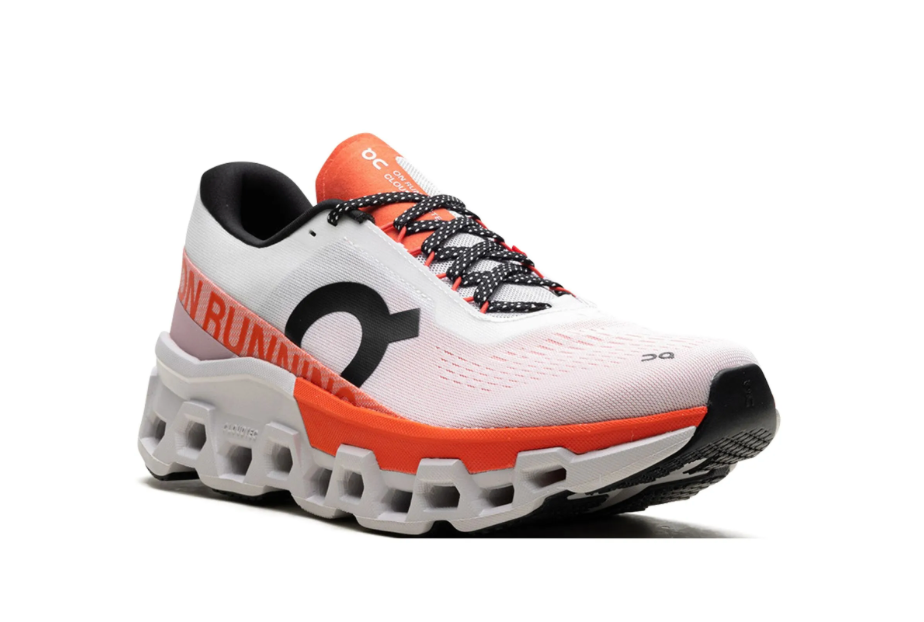 On Running Naranja Mandarina vista lateral