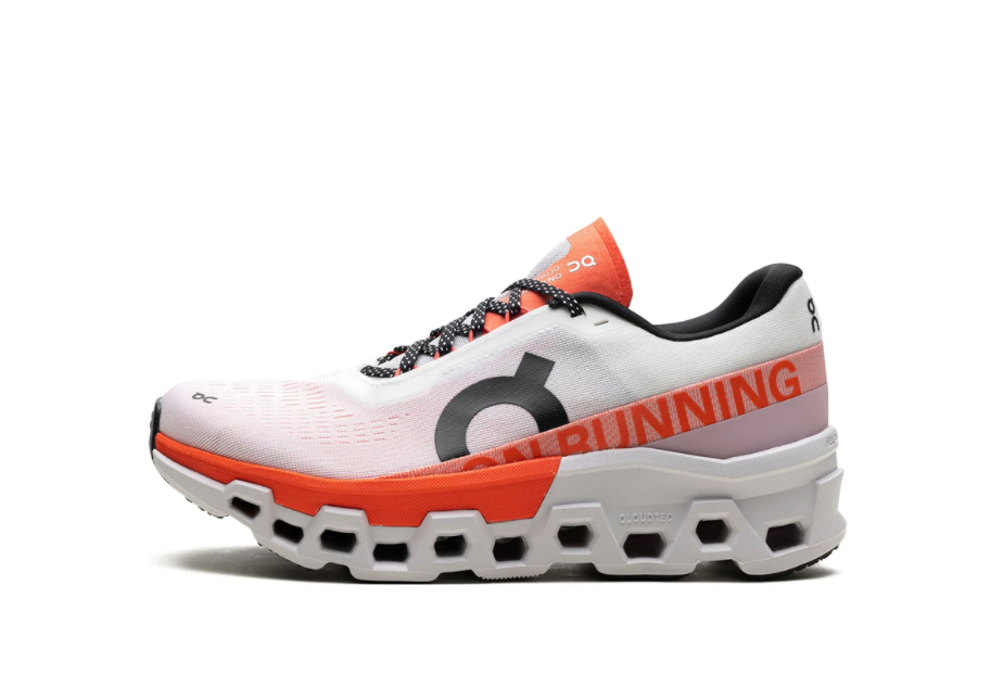 On Running Naranja Mandarina vista lateral