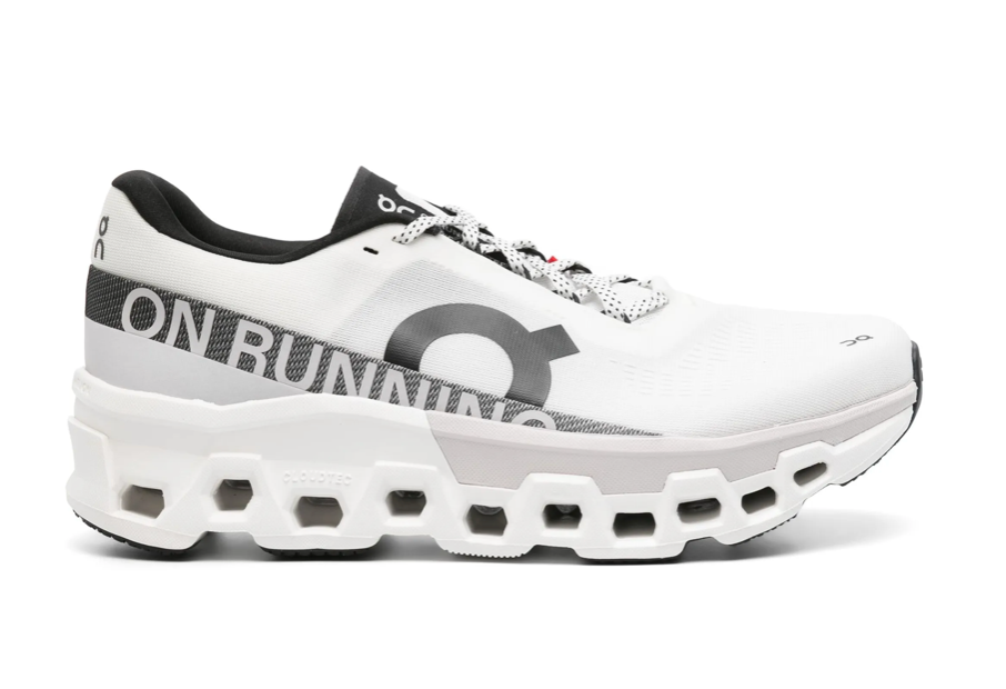 Tenis On Cloudmonster 2 Blanco Unisex México vista lateral.