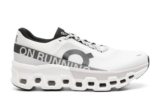 Tenis On Cloudmonster 2 Blanco Unisex México vista lateral.