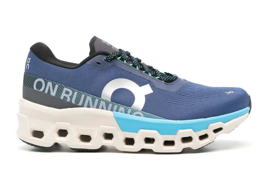 Tenis On Cloudmonster 2 Azul Hombre México vista lateral.