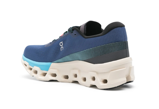 Tenis On Cloudmonster 2 Azul Hombre México vista lateral.