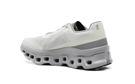 On Cloud Monster Gris Unisex México vista lateral.