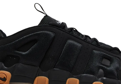Nike Air More Uptempo Low Black Gum Hombre
