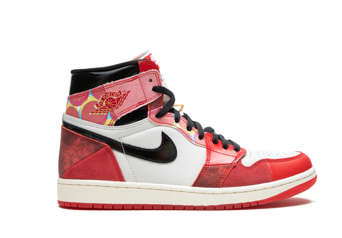 Air Jordan 1 High OG Spiderman Next Chapter tenis Jordan rojos Marvel México