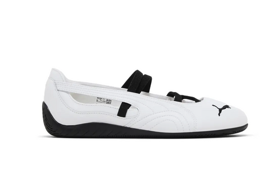 Puma Ballet Flat Blanca Mujer tenis cómodos estilo ballet blanco