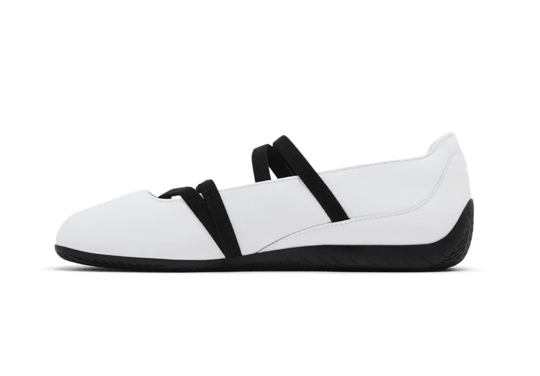 Puma Ballet Flat Blanca Mujer tenis cómodos estilo ballet blanco