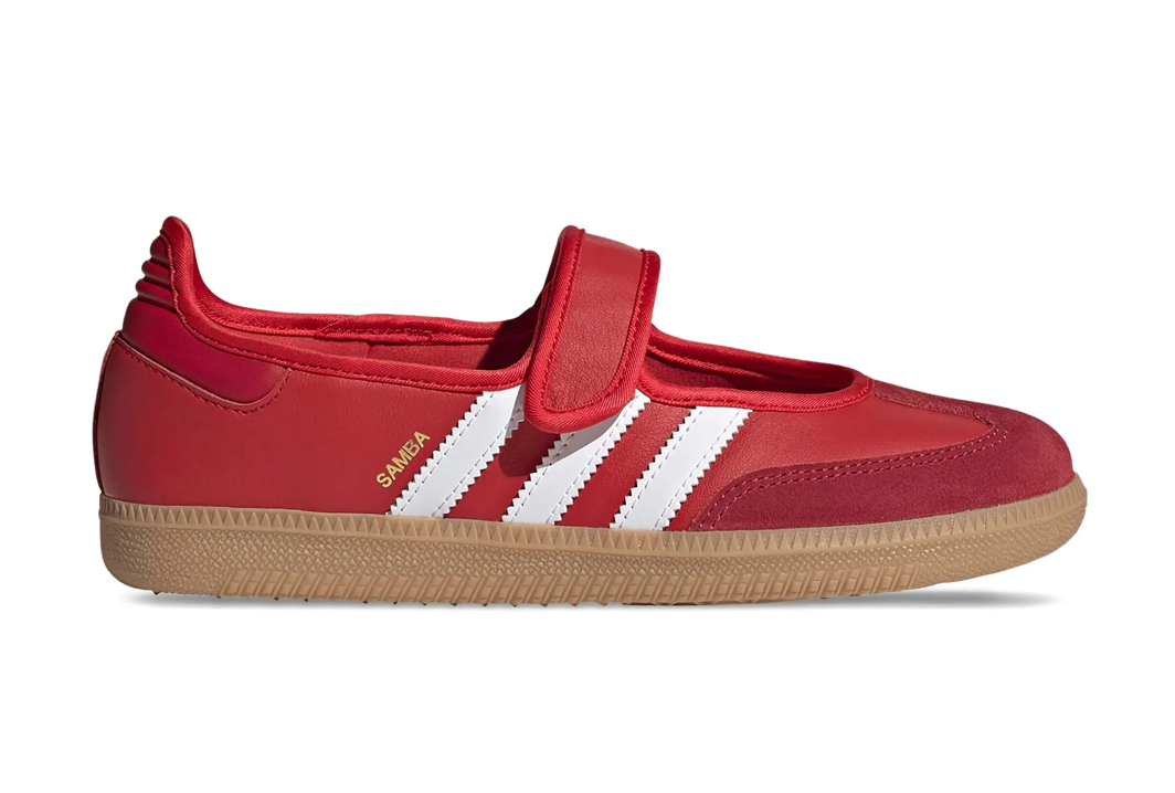 Adidas Samba Mary Jane Rojo Mujer – vista lateral