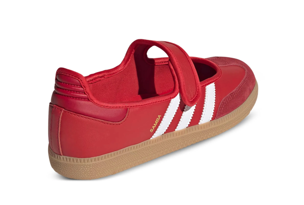 Adidas Samba Mary Jane Rojo Mujer – suela café clásica