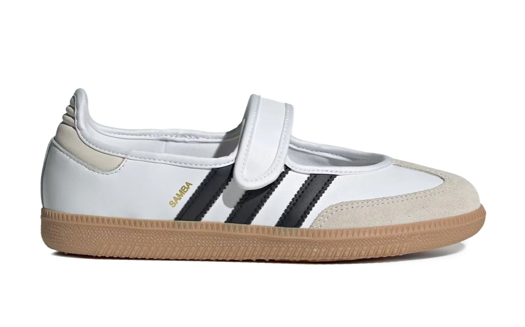 Adidas Samba Mary Jane Blanco Clásico Mujer – vista lateral