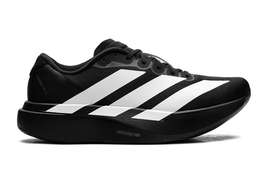 Adidas Adizero EVO SL Blanco/Negro para hombre, zapatillas de running ultraligeras con suela Continental y espuma Lightstrike Pro