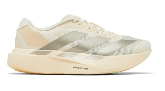 Adidas Adizero EVO SL blanco-cream con suela Continental Lightstrike Pro – tenis running ligeros