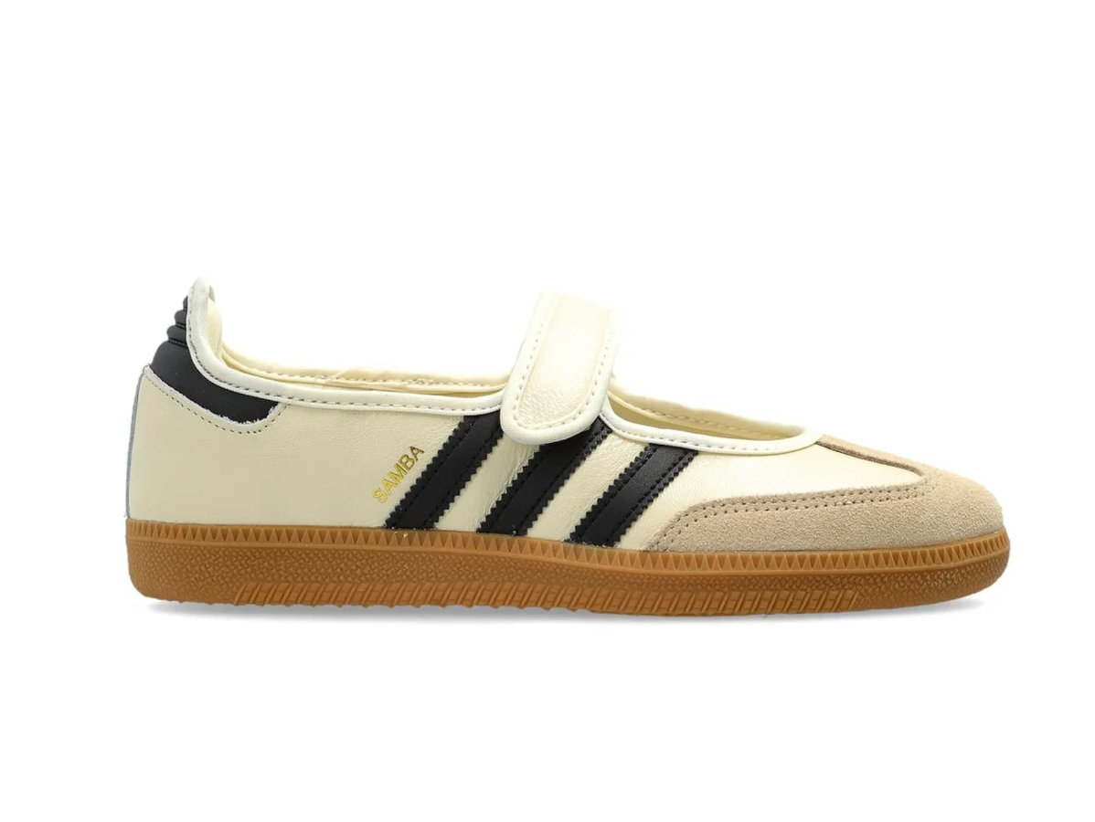 Adidas Samba Jane Mujer Beige Negro – vista lateral