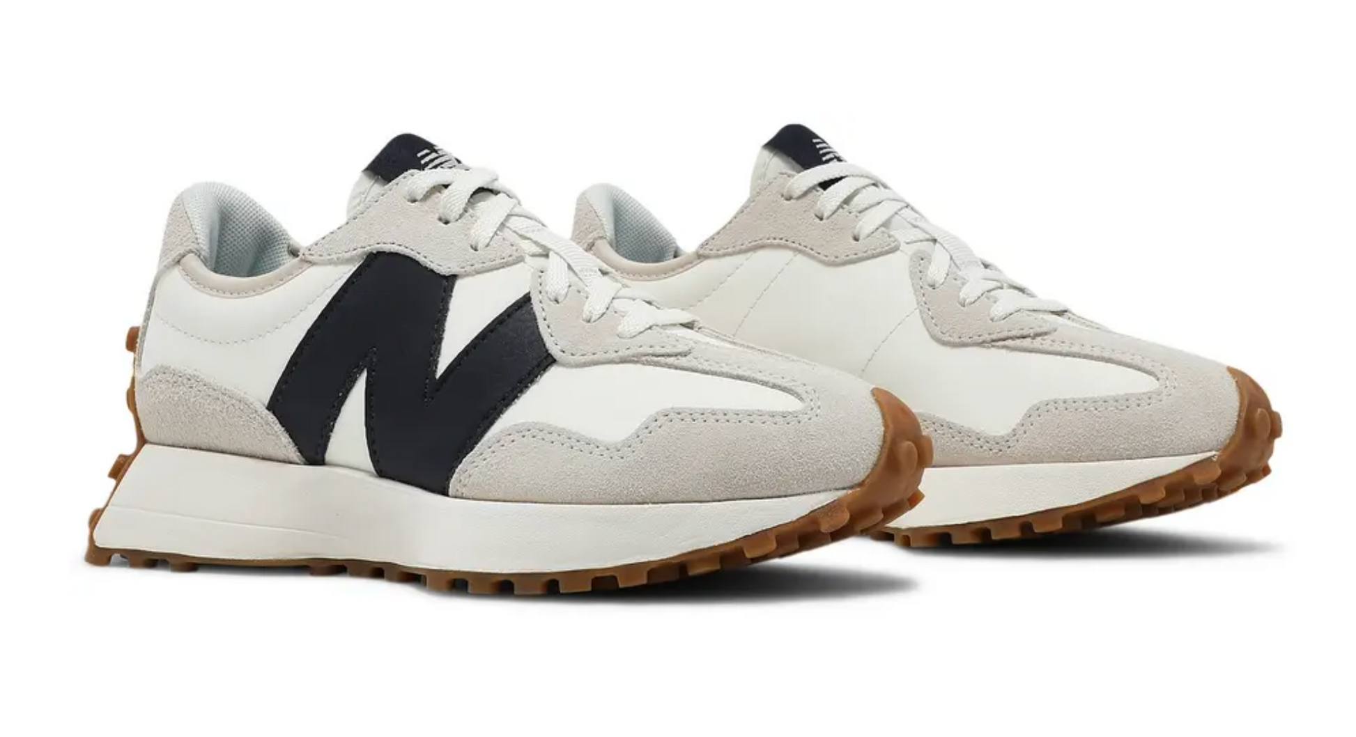 New Balance 327 negro con suela retro café – Savage Too