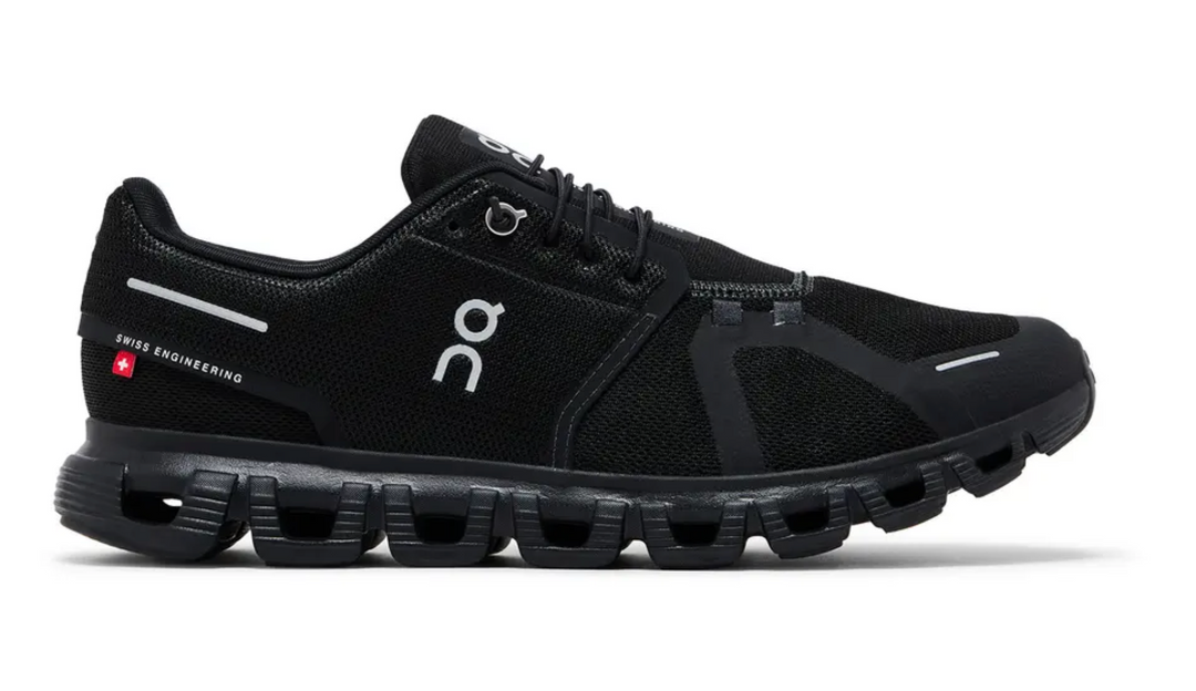 Tenis On Cloud 5 Negros Unisex México vista lateral.