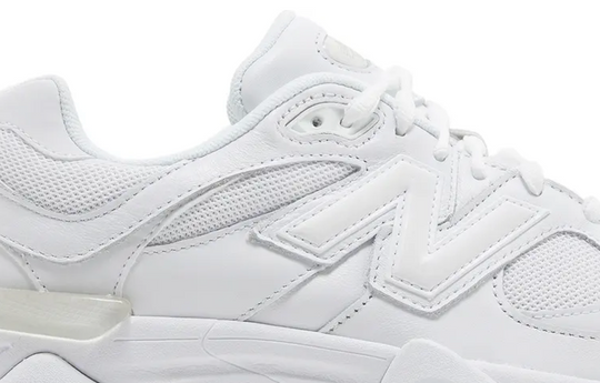 Tenis New Balance 9060 Blanco Mujer México vista lateral.