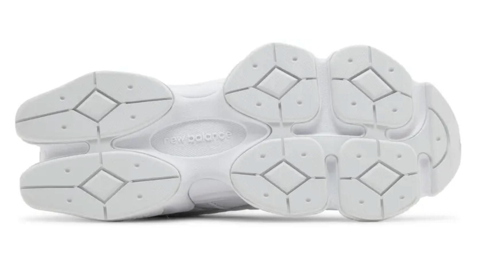 Tenis New Balance 9060 Blanco Mujer México vista lateral.