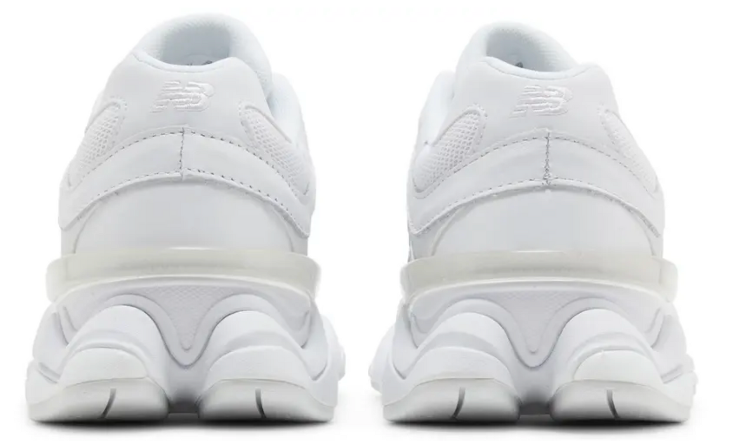 Tenis New Balance 9060 Blanco Mujer México vista lateral.