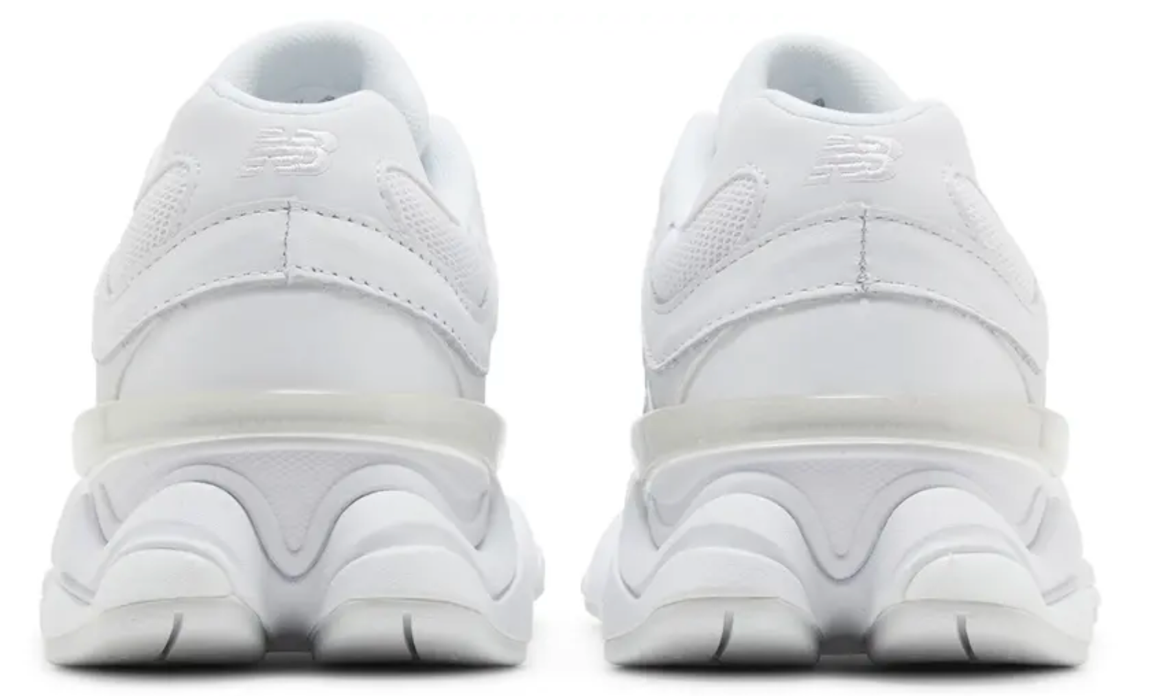 Tenis New Balance 9060 Blanco Mujer México vista lateral.