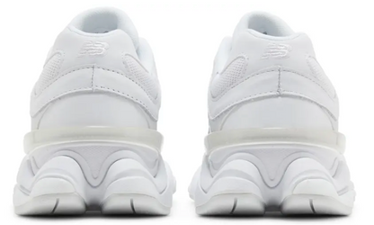 Tenis New Balance 9060 Blanco Mujer México vista lateral.