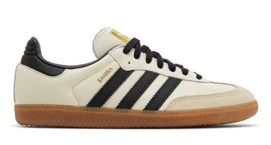 Adidas Samba Beige Negro Mujer | Suela Gum