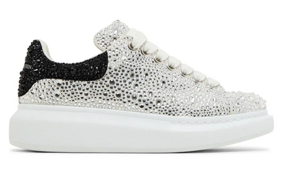 Alexander McQueen Cristales Negro y Plata Mujer