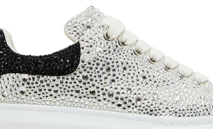 Alexander McQueen Cristales Negro y Plata Mujer