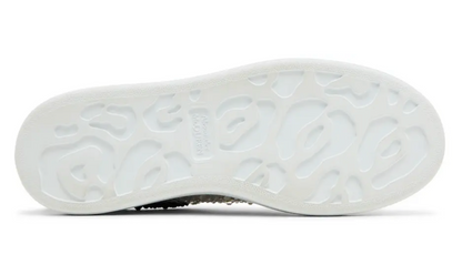 Alexander McQueen Cristales Negro y Plata Mujer