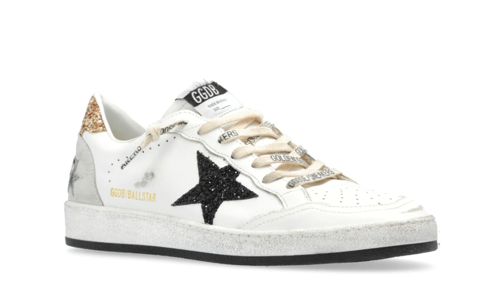 Golden Goose Ball Star Blanco Estrella Negro