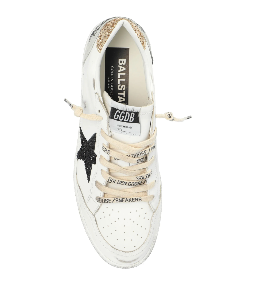 Golden Goose Ball Star Blanco Estrella Negro