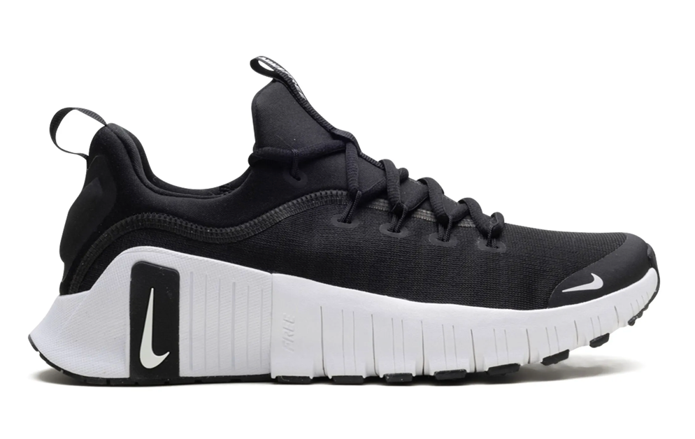 Tenis Nike Free Metcon 6 negro blanco unisex para entrenamiento en gym