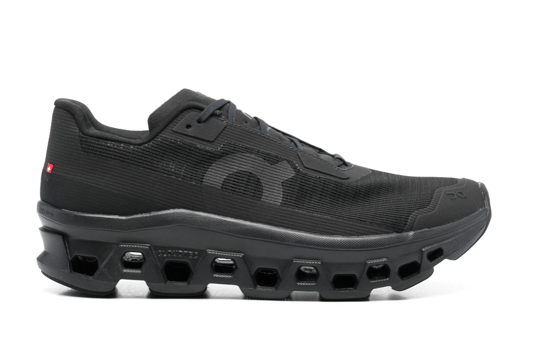 On Cloudmonster Void Unisex Negro