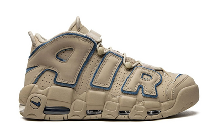 Nike Air More Uptempo Beige con Azul (Unisex)