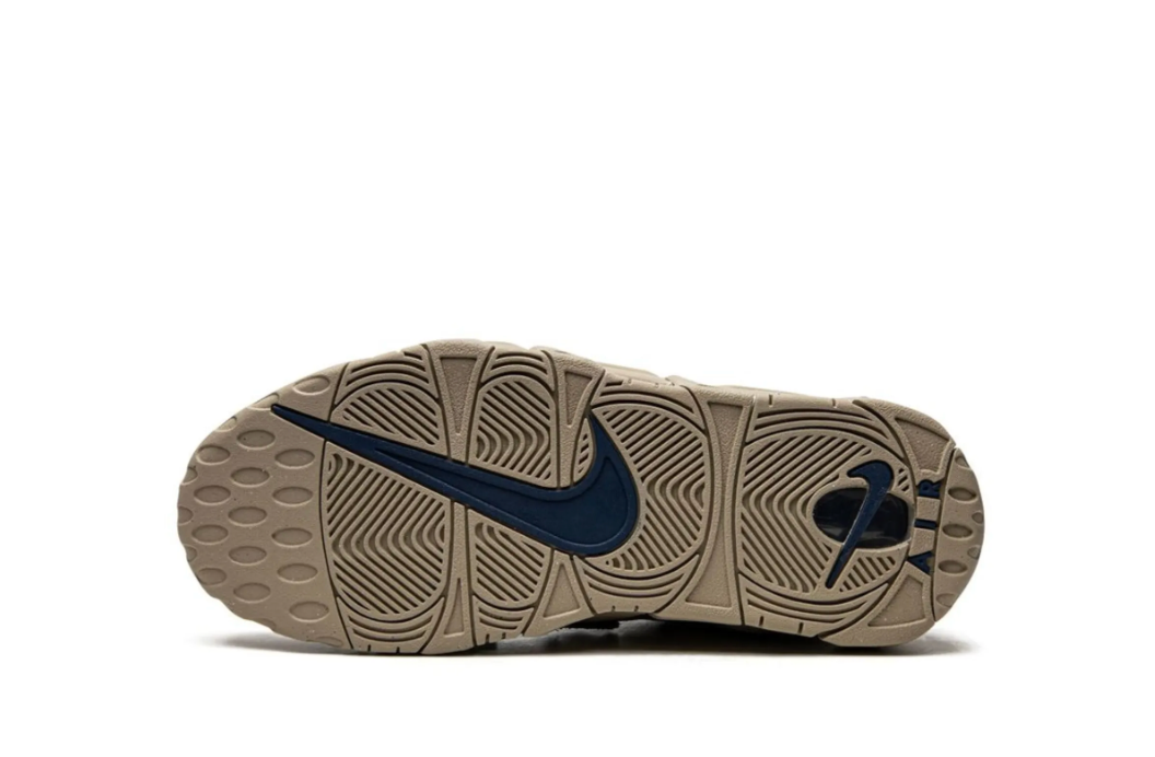 Nike Air More Uptempo Beige con Azul (Unisex)