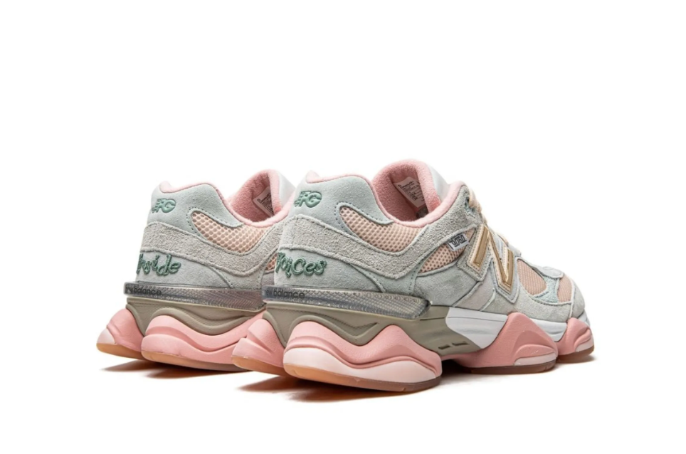 New Balance 9060 gris con rosa