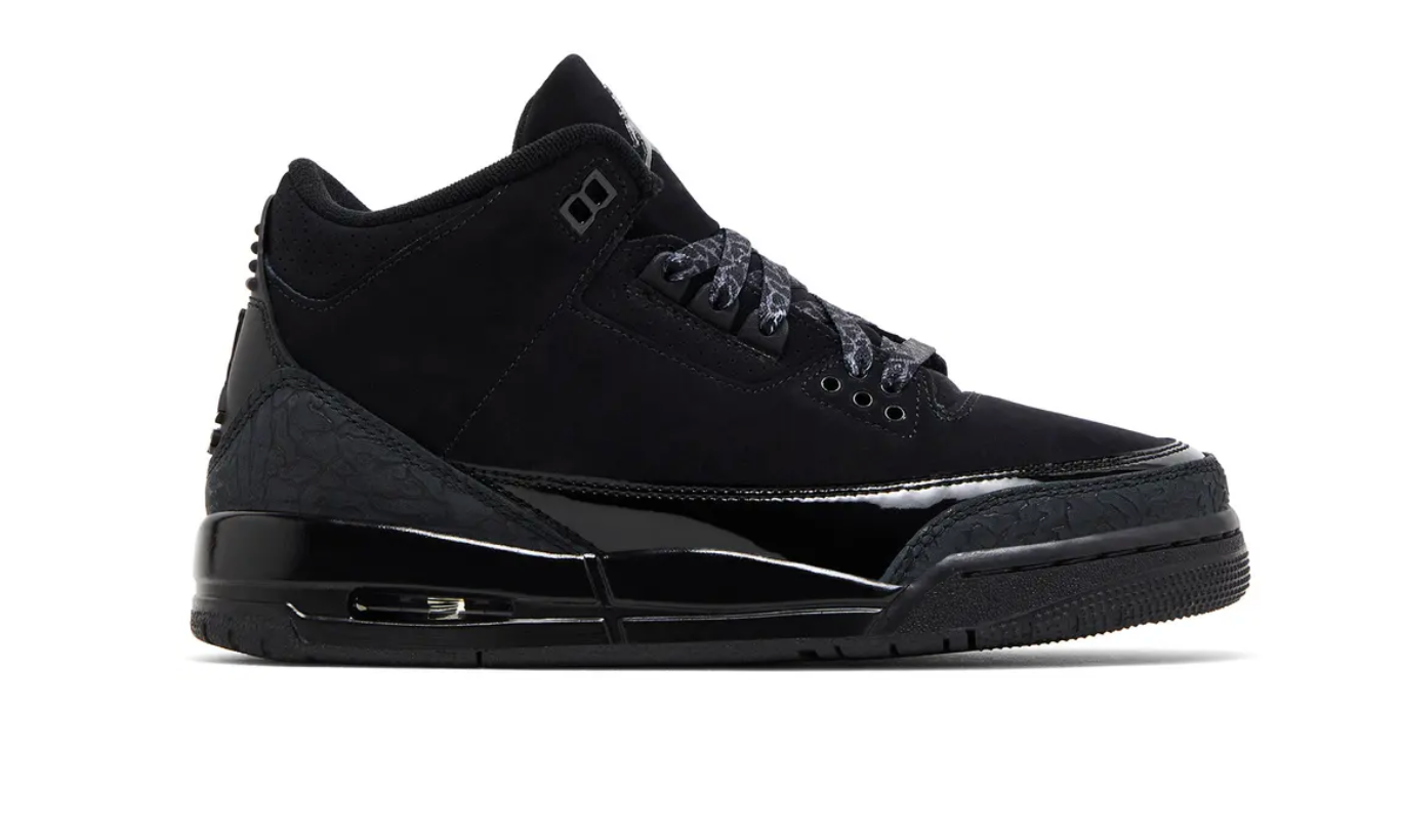Air Jordan 3 Retro GS 'Black Cat' 2025