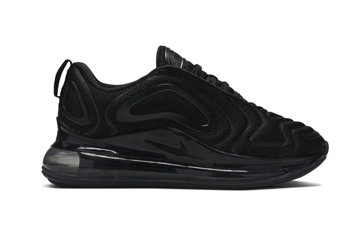 Nike Air Max 720 GS Triple Negro Tortuga