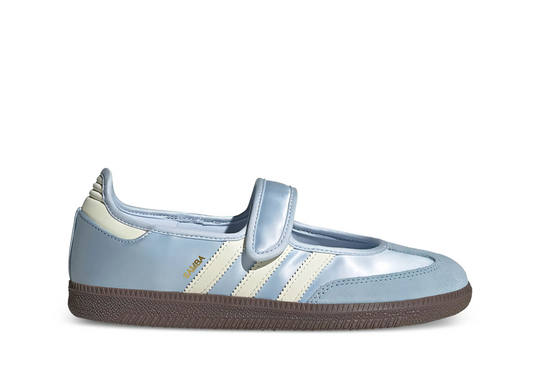 Adidas Samba Jane Mujer Satín Azul | Tenis clásicos atemporales