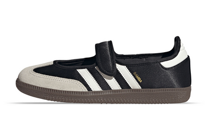 Adidas Samba Jane Mujer Satin Negro Gris | Tenis clásicos atemporales